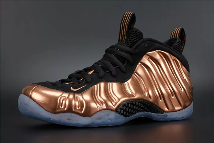 Nike Air Foamposite One "Copper" Black/ Metallic mens 314996-007