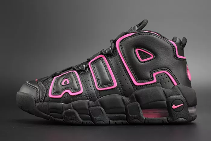 Nike Air More Uptempo GS "Hyper Pink" black/ pink womens 415082-003