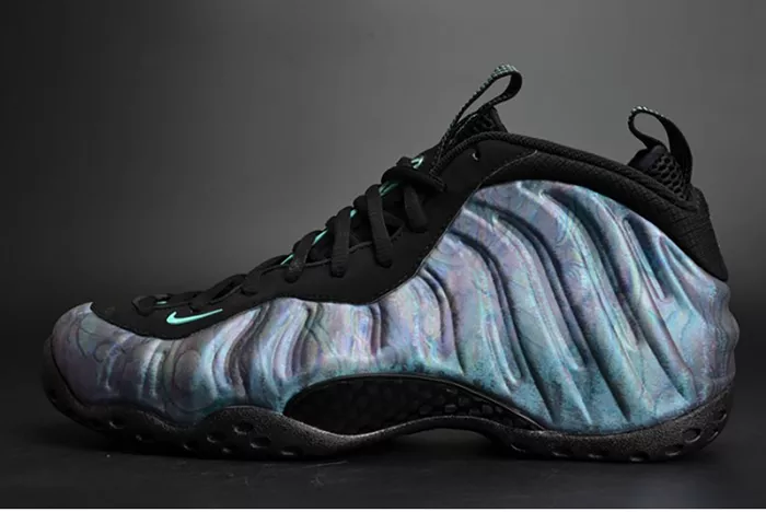 Nike Air Foamposite One PRM "Abalone" Black/Aurora Green mens 575420-009