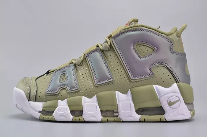 Nike Air More Uptempo "Iridescent" Dark Stucco/White 917593-001