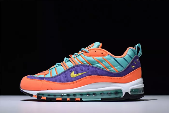 Nike Air Max 98 Cone Tour Yellow Hyper Grape 924462-800