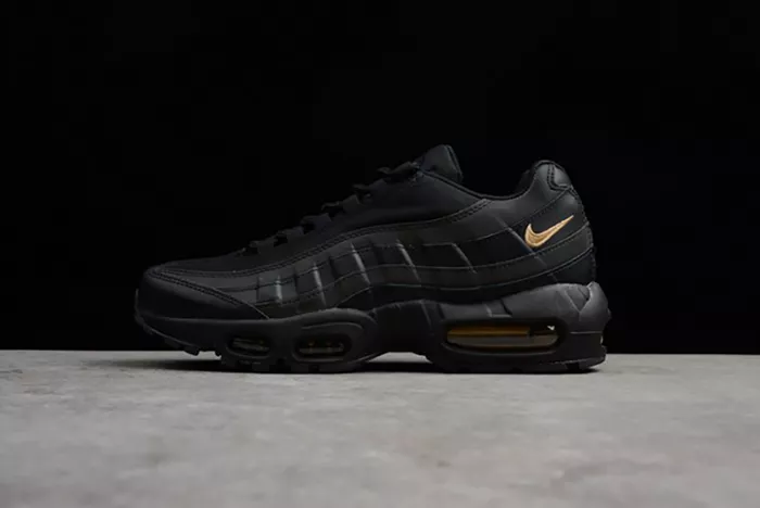 Nike mens Air Max 95 Premium SE BLACK/GOLD 924478-003