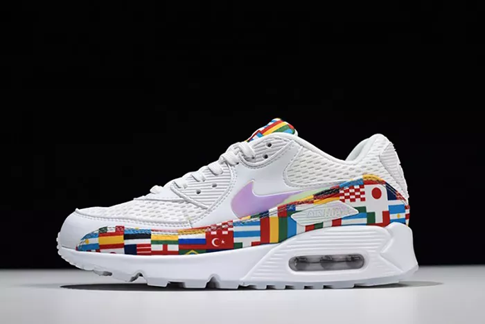 NIKE AIR MAX 90 NIC QS "INTERNATIONAL FLAG PACK"  A05119-100