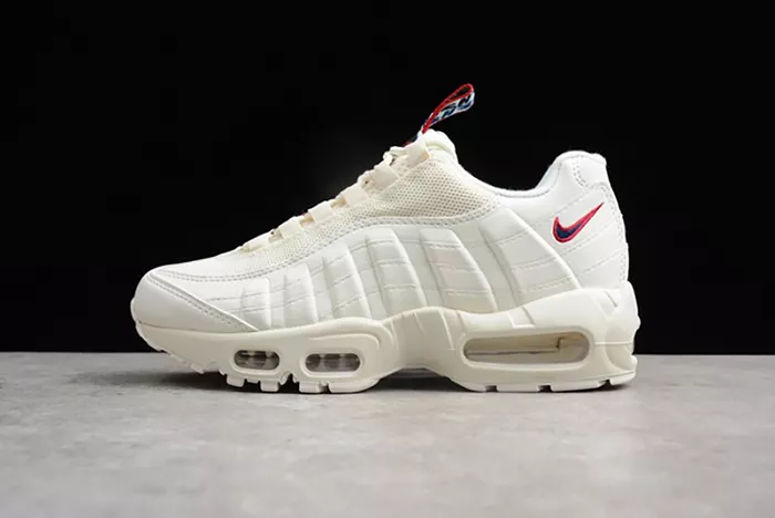 Nike AIR MAX 95 TT "PULL TAB"  white/ gym blue - gym red AJ1844-101