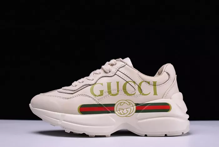 GUCCI LOGO RHYTON VINTAGE TRAINER SNEAKER