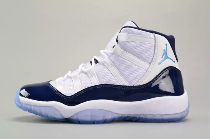 AIR JORDAN 11 RETRO BG (GS) "WIN LIKE '82" university blue 378038-123