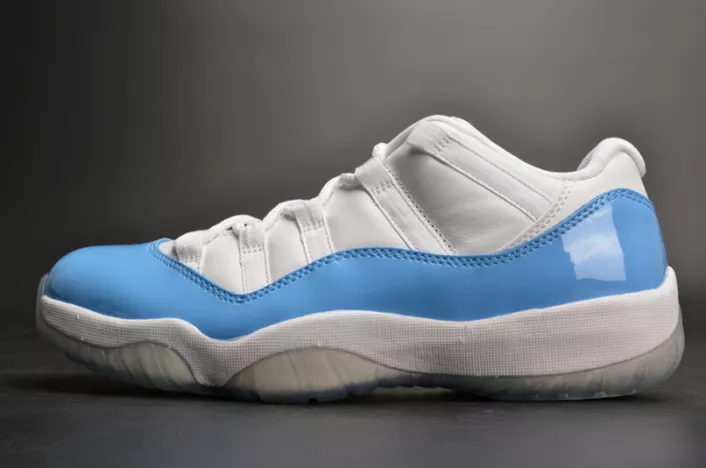 AIR JORDAN 11 RETRO LOW "CAROLINA 2017 RELEASE" mens 528895-106