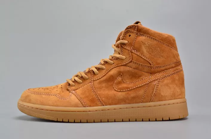 Air Jordan 1 Retro High OG "Wheat"  Golden Harvest/Elemental Gold 555088-710