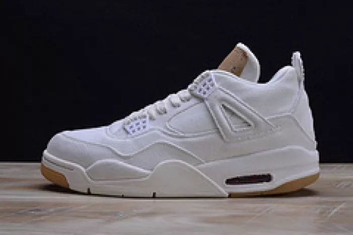 Levi's x Air Jordan 4 'White' AO2571-100