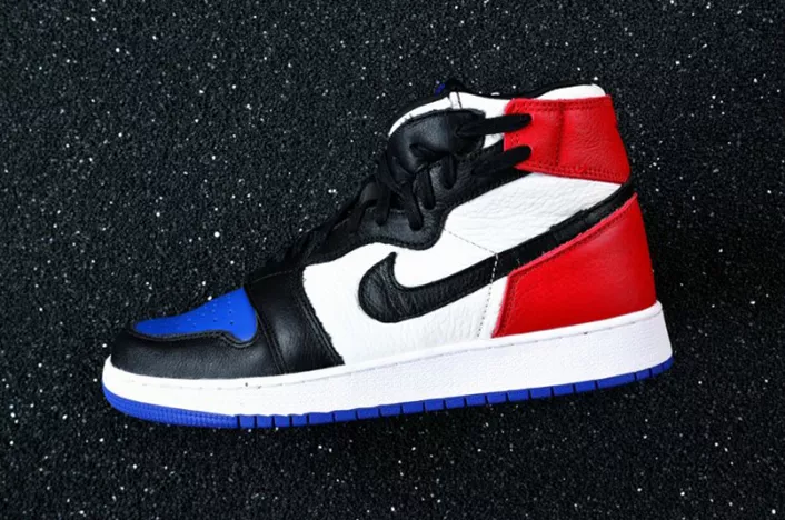 Air Jordan 1 Rebel "Top 3" White/Black-Varsity Red-Varsity Royal AT4151-001