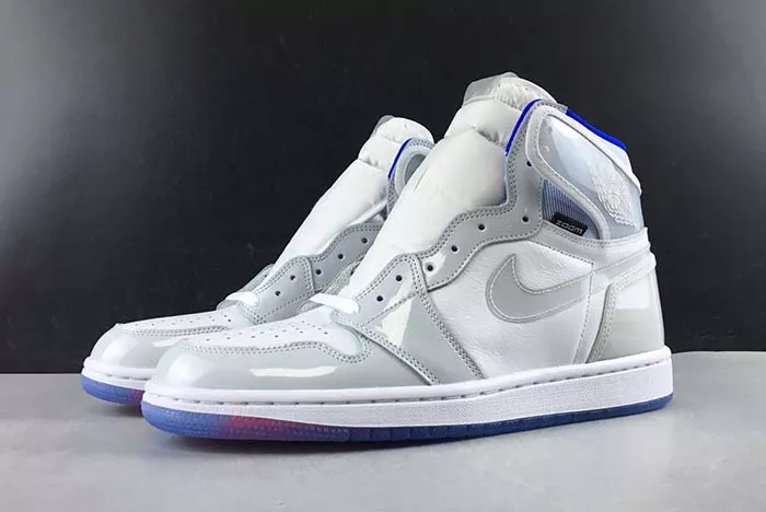 JORDAN 1 RETRO HIGH ZOOM WHITE RACER BLUE - CK6637-104