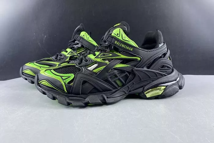 BALENCIAGA SNEAKER TESS.S.GOMMA 4.0 GREEN BLACK 570391 W2GN7 2013