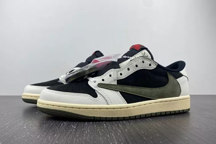 Travis Scott x Air Jordan 1 Low OG Olive DZ4137-106