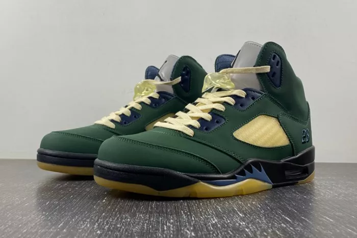 Air Jordan 5 Navy Green FZ5758-003