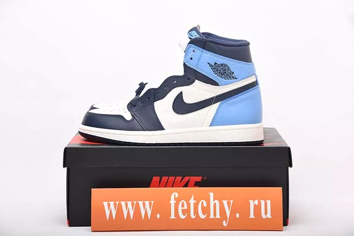 AIR JORDAN 1 OBSIDIAN UNIVERSITY BLUE 555088-140